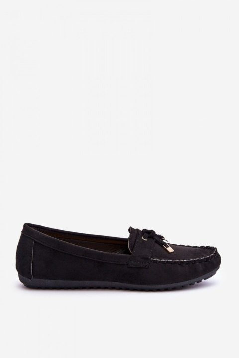 Mokasyny Model Good Time ZA28P Black - Step in style Step in style Mokasyny Model Good Time ZA28P Black - Step in style Step in style
