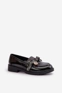Mokasyny Model S.Barski HY42-331A Black Lakier - Step in style Step in style Mokasyny Model S.Barski HY42-331A Black Lakier - Step in style Step in style