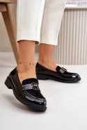 Mokasyny Model S.Barski HY42-339A Black Lakier - Step in style Step in style Mokasyny Model S.Barski HY42-339A Black Lakier - Step in style Step in style