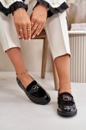 Mokasyny Model S.Barski HY42-339A Black Lakier - Step in style Step in style Mokasyny Model S.Barski HY42-339A Black Lakier - Step in style Step in style