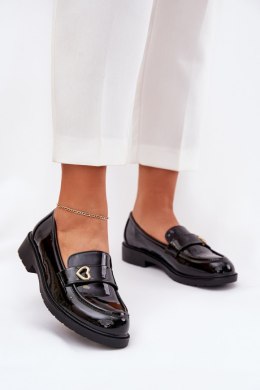 Mokasyny Model S.Barski HY51-379 Black - Step in style Step in style