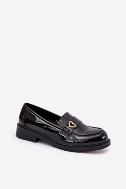 Mokasyny Model S.Barski HY51-379 Black - Step in style Step in style