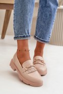 Mokasyny Model Tialorae W-16 Beige - Step in style Step in style Mokasyny Model Tialorae W-16 Beige - Step in style Step in style