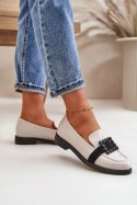 Mokasyny Model Vinceza 58389 Light Grey - Step in style Step in style Mokasyny Model Vinceza 58389 Light Grey - Step in style Step in style