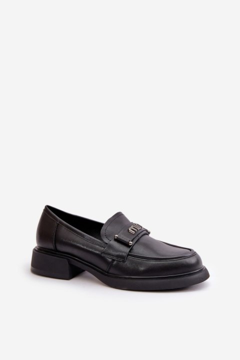 Mokasyny Model Vinceza 91114 Black Skóra - Step in style Step in style Mokasyny Model Vinceza 91114 Black Skóra - Step in style Step in style