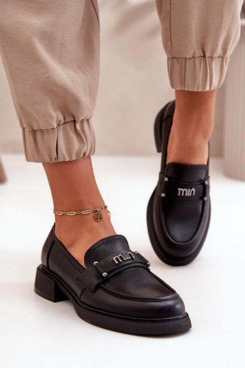 Mokasyny Model Vinceza 91114 Black Skóra - Step in style Step in style Mokasyny Model Vinceza 91114 Black Skóra - Step in style Step in style
