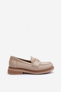 Mokasyny Model Zazoo 20165 Beige - Step in style Step in style Mokasyny Model Zazoo 20165 Beige - Step in style Step in style