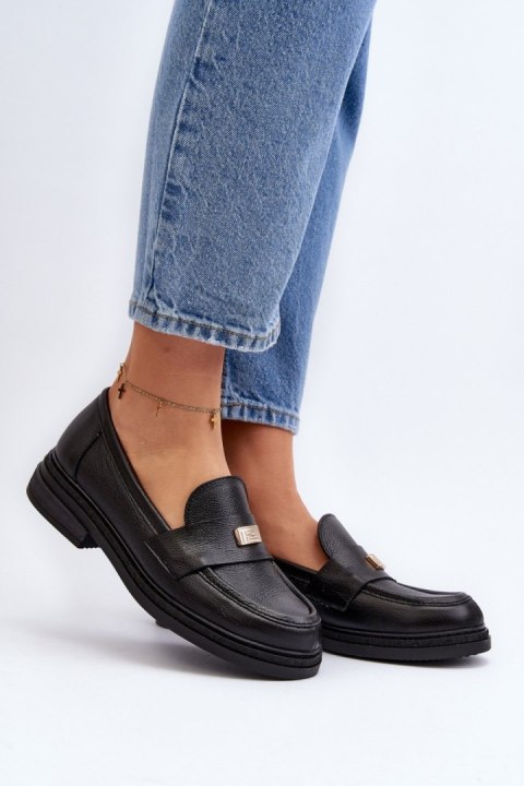 Mokasyny Model Zazoo 20165 Black - Step in style Step in style Mokasyny Model Zazoo 20165 Black - Step in style Step in style