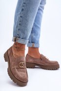 Półbuty Model Rosefalls 20153 Dark Beige Zamsz - Step in style Step in style Półbuty Model Rosefalls 20153 Dark Beige Zamsz - Step in style Step in style
