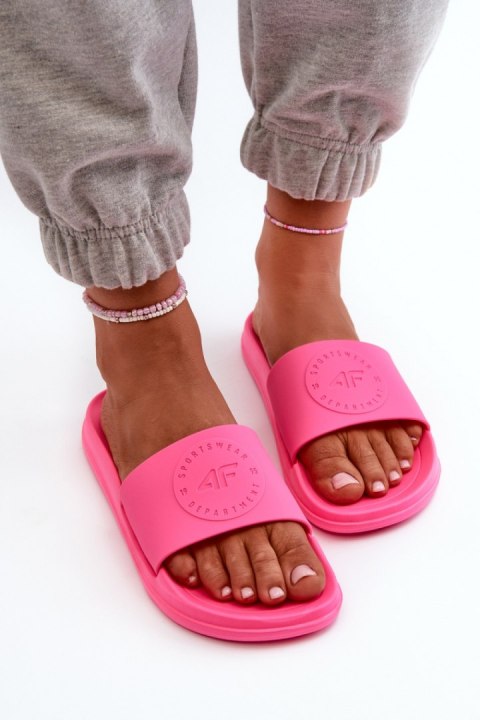 Sandał Klapki Model 4FMM00FFLIF045-53S Fuksja - Step in style Step in style Sandał Klapki Model 4FMM00FFLIF045-53S Fuksja - Step in style Step in style