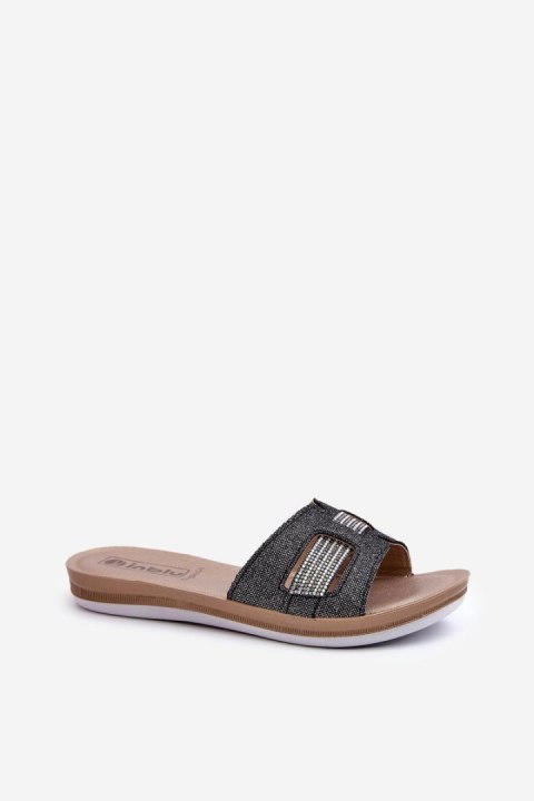 Sandał Klapki Model Inblu BA000050 Black - Step in style Step in style Sandał Klapki Model Inblu BA000050 Black - Step in style Step in style