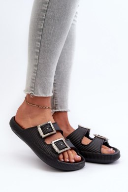 Sandał Klapki Model Zaxy LL285088 Black - Step in style Step in style