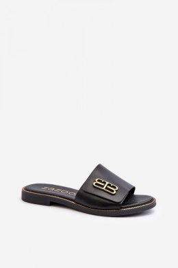 Sandał Klapki Model Zazoo 40384 Black - Step in style Step in style