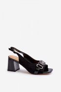 Sandały Model DA MR38-659 Black - Step in style Step in style