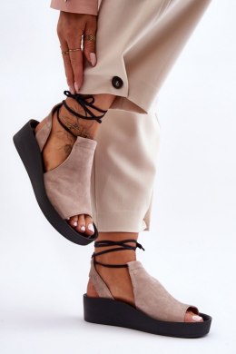 Sandały Model Nicole 2743/042 Beige - Step in style Step in style