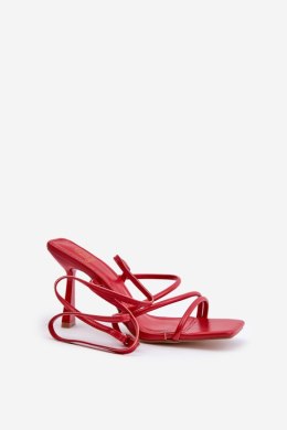 Sandały Model Saredi JRX2308 Red - Step in style Step in style