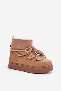 Śniegowce Model Aziara 8933 Camel - Step in style Step in style