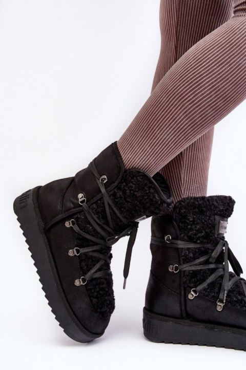 Śniegowce Model D.Franklin DFSH370004 Black - Step in style Step in style Śniegowce Model D.Franklin DFSH370004 Black - Step in style Step in style