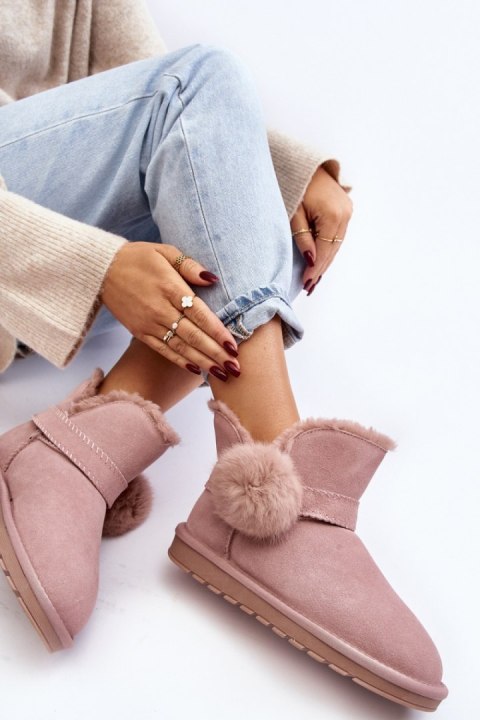 Śniegowce Model Eraclio W8006 Pink - Step in style Step in style Śniegowce Model Eraclio W8006 Pink - Step in style Step in style
