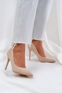 Szpilki Model Navinda LE113P Light Beige - Step in style Step in style Szpilki Model Navinda LE113P Light Beige - Step in style Step in style