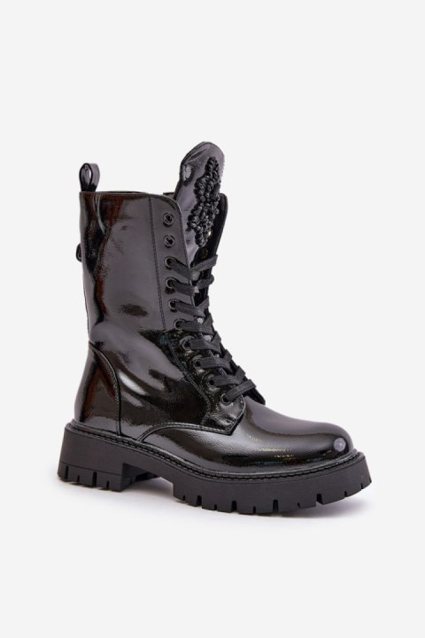 Workery Model Kelilea DA121P Black Lakier - Step in style Step in style Workery Model Kelilea DA121P Black Lakier - Step in style Step in style