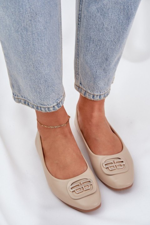 Baleriny Model Ainoria ZA58P Beige - Step in style Step in style Baleriny Model Ainoria ZA58P Beige - Step in style Step in style