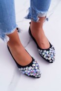 Baleriny Model Crystal C87 Black - Step in style Step in style Baleriny Model Crystal C87 Black - Step in style Step in style