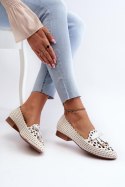 Baleriny Model Nestavia ASA222-1 White - Step in style Step in style Baleriny Model Nestavia ASA222-1 White - Step in style Step in style