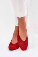 Baleriny Model Osallin QQ-202 Red - Step in style Step in style Baleriny Model Osallin QQ-202 Red - Step in style Step in style