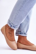 Baleriny Model Stacee 9BL02-1029 Beige - Step in style Step in style Baleriny Model Stacee 9BL02-1029 Beige - Step in style Step in style
