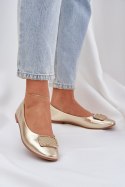 Baleriny Model Tulnelia ZA62P Gold - Step in style Step in style Baleriny Model Tulnelia ZA62P Gold - Step in style Step in style