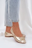 Baleriny Model Tulnelia ZA62P Gold - Step in style Step in style Baleriny Model Tulnelia ZA62P Gold - Step in style Step in style