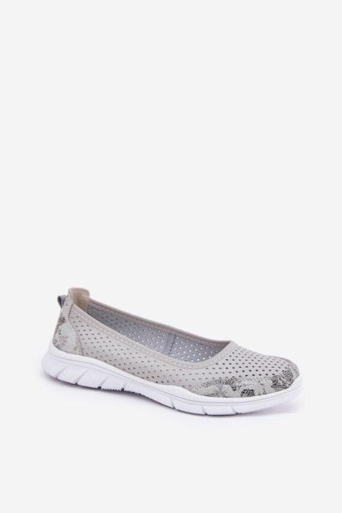 Baleriny Model Vinceza 95323 Grey - Step in style Step in style Baleriny Model Vinceza 95323 Grey - Step in style Step in style