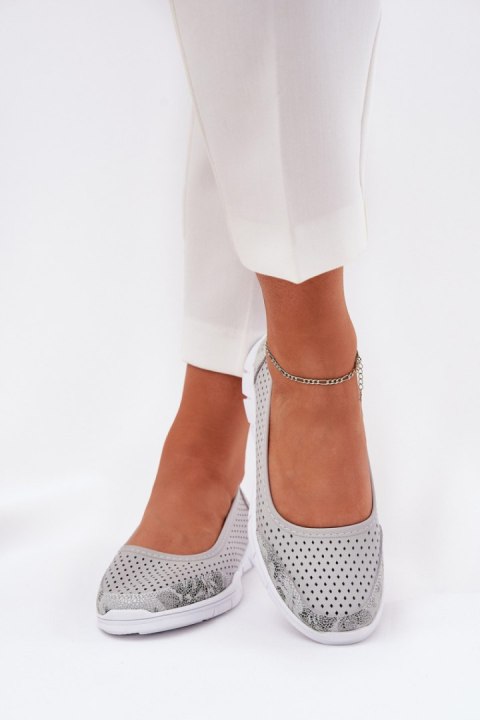 Baleriny Model Vinceza 95323 Grey - Step in style Step in style Baleriny Model Vinceza 95323 Grey - Step in style Step in style