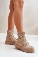 Botki Model Ciascia HB-277 Beige - Step in style Step in style Botki Model Ciascia HB-277 Beige - Step in style Step in style