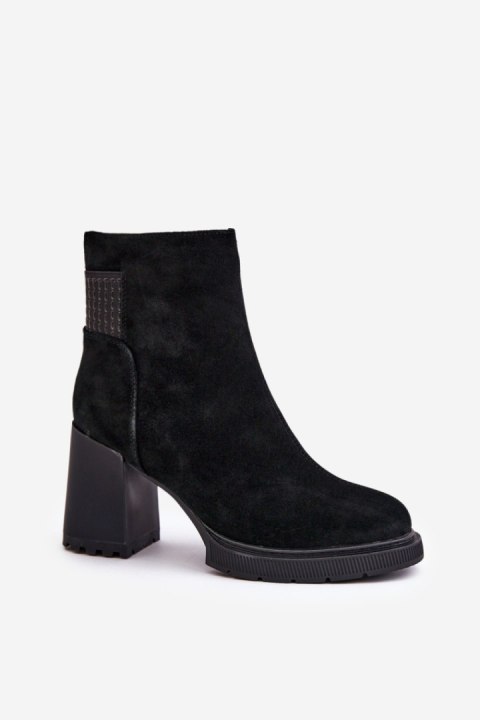 Botki Model DA CR42-106 Black - Step in style Step in style Botki Model DA CR42-106 Black - Step in style Step in style