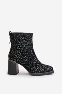 Botki Model DA CR42-192 Black - Step in style Step in style Botki Model DA CR42-192 Black - Step in style Step in style