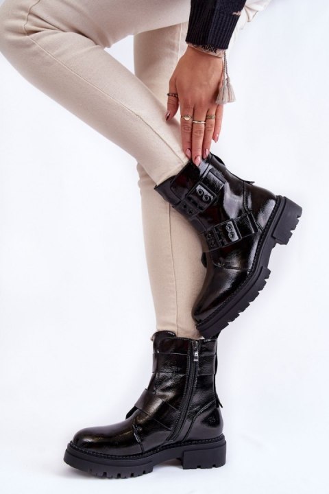 Botki Model LA.FI 250007B-LA Black - Step in style Step in style Botki Model LA.FI 250007B-LA Black - Step in style Step in style