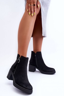 Botki Model Limoso M706 Black Zamsz - Step in style Step in style