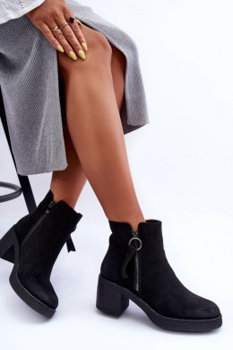 Botki Model Limoso M706 Black Zamsz - Step in style Step in style