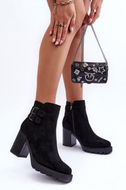 Botki Model Makeline H8-526 Black Zamsz - Step in style Step in style
