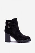 Botki Model Makeline H8-526 Black Zamsz - Step in style Step in style