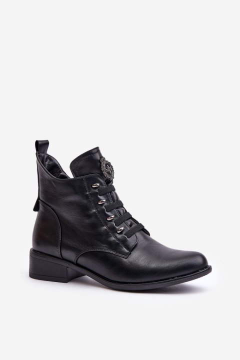 Botki Model Nevalia ASA198-21 Black - Step in style Step in style Botki Model Nevalia ASA198-21 Black - Step in style Step in style