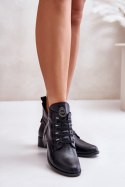 Botki Model Nevalia ASA198-21 Black - Step in style Step in style Botki Model Nevalia ASA198-21 Black - Step in style Step in style