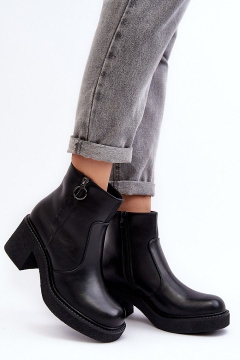 Botki Model Romella TR926 Black - Step in style Step in style Botki Model Romella TR926 Black - Step in style Step in style