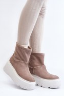 Botki Model Zazoo 3424 Beige - Step in style Step in style