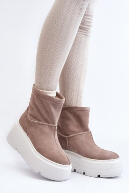 Botki Model Zazoo 3424 Beige - Step in style Step in style