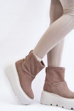 Botki Model Zazoo 3424 Beige - Step in style Step in style
