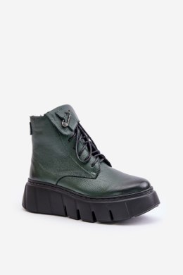 Botki Model Zazoo 60511 Dark Green - Step in style Step in style