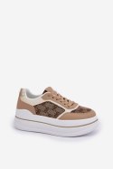 Buty Sportowe Model Fenarra LA312P Beige - Step in style Step in style Buty Sportowe Model Fenarra LA312P Beige - Step in style Step in style